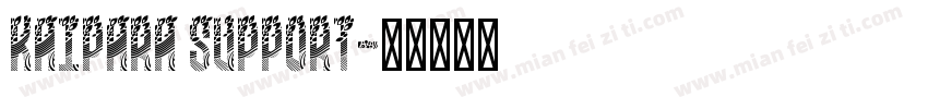 Kaipara support字体转换